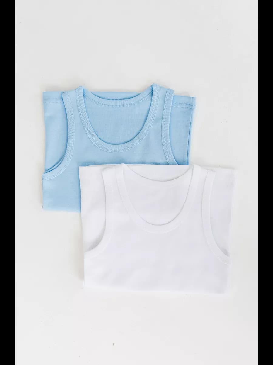 Майка бельевая для мальчика набор 2 шт