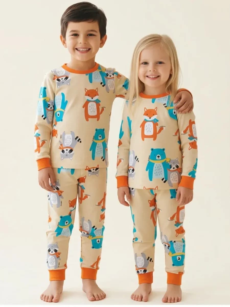 Пижама для девочки и мальчика со штанами