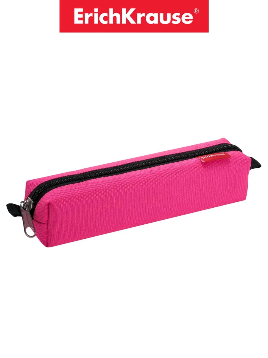 Пенал школьный, квадро mini 210x50x50мм Pink