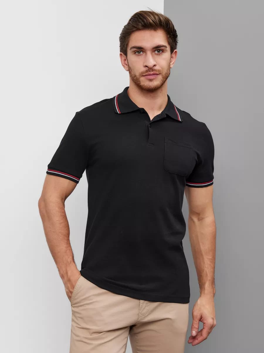 Футболка поло с коротким рукавом