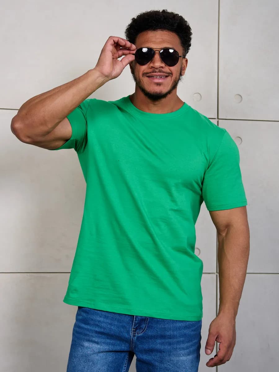 Футболка однотонная базовая хлопок