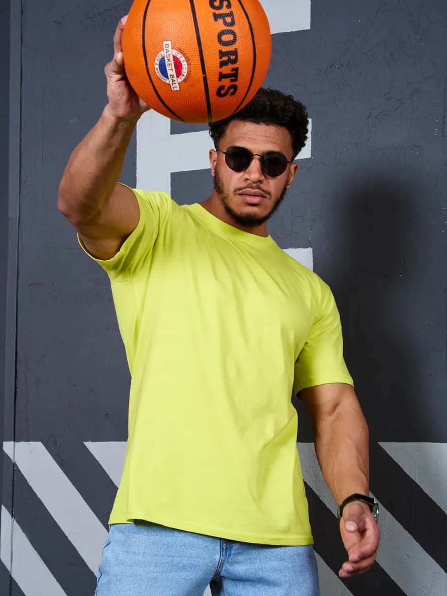 Футболка однотонная базовая хлопок