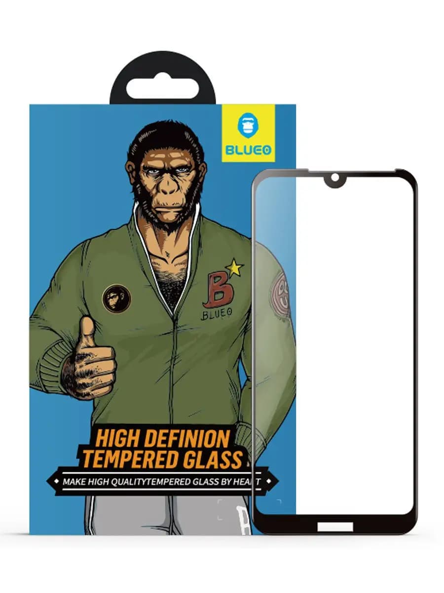 Стекло 2.5D Silk full cover для Huawei Y6 (2019) Honor 8A