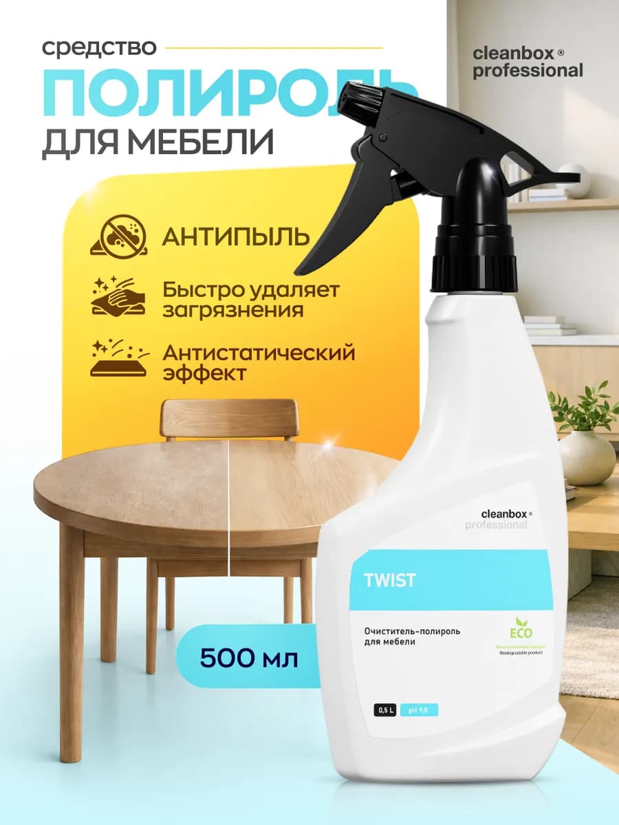 Полироль для мебели от пыли 500 мл