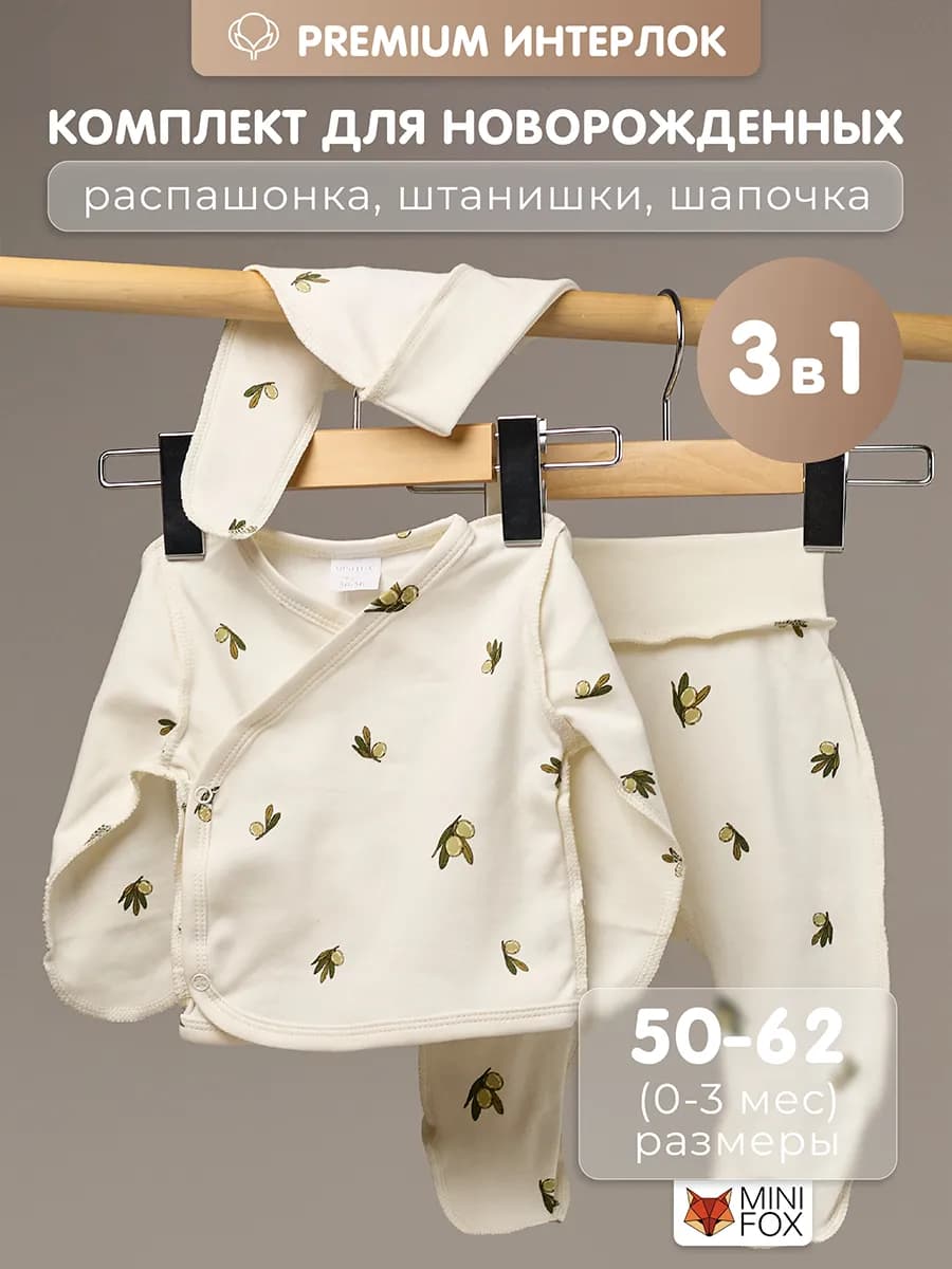 Комплект на выписку набор для новорожденных