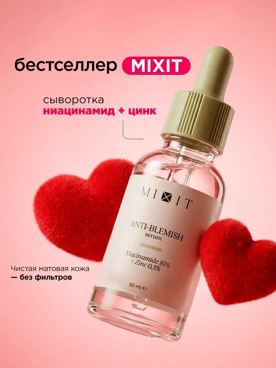 Сыворотка для лица от прыщей и постакне с ниацинамидом