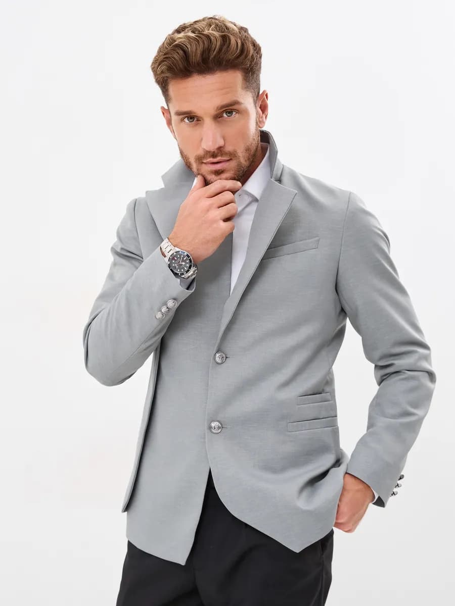 Пиджак под джинсы повседневный кэжуал