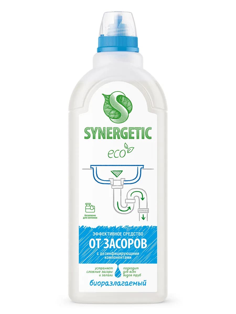 Средство для чистки засоров в трубах, 1л