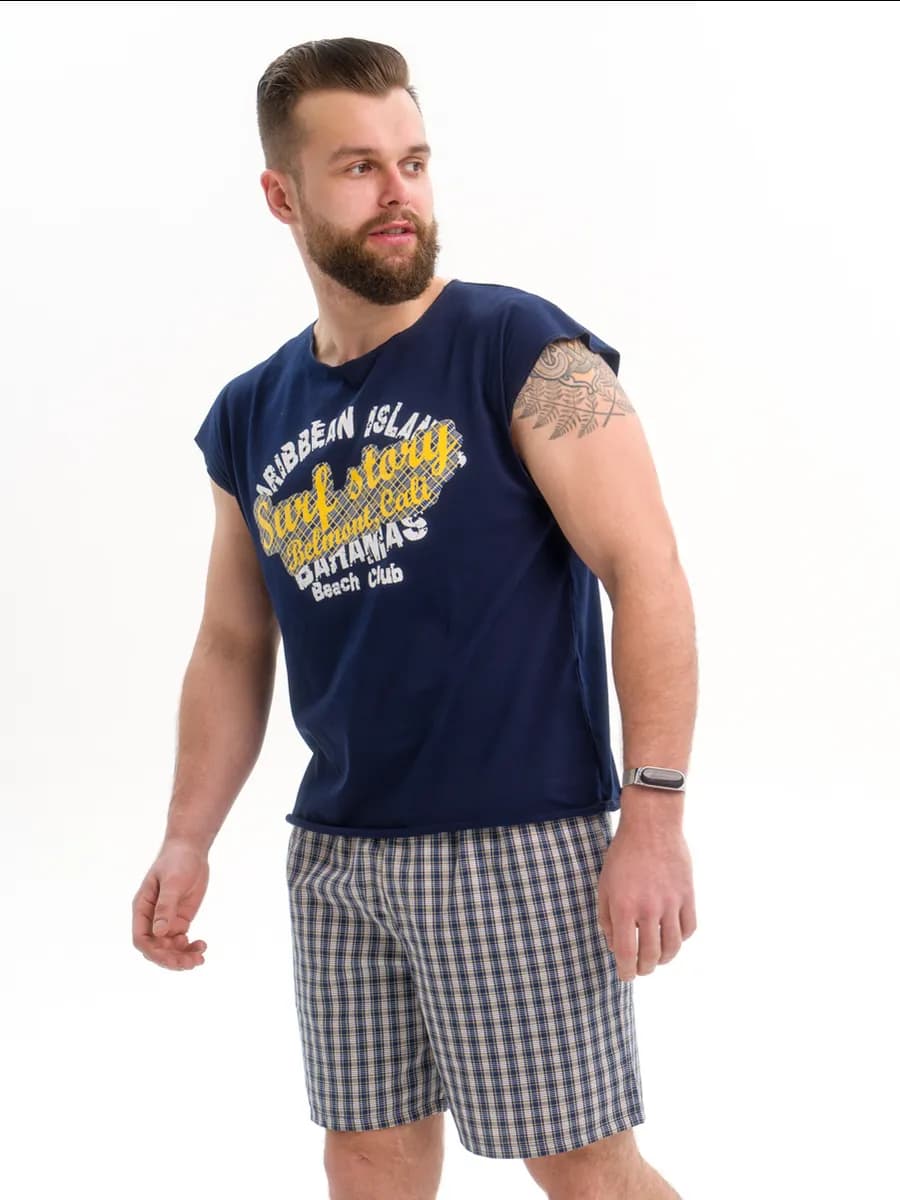 Костюм домашний с шортами хлопок