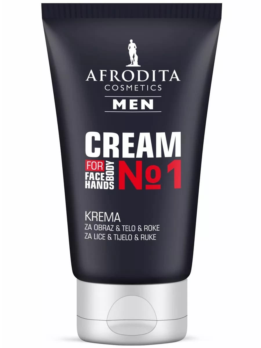 Крем для лица тела и рук увлажняющий питательный для мужчин