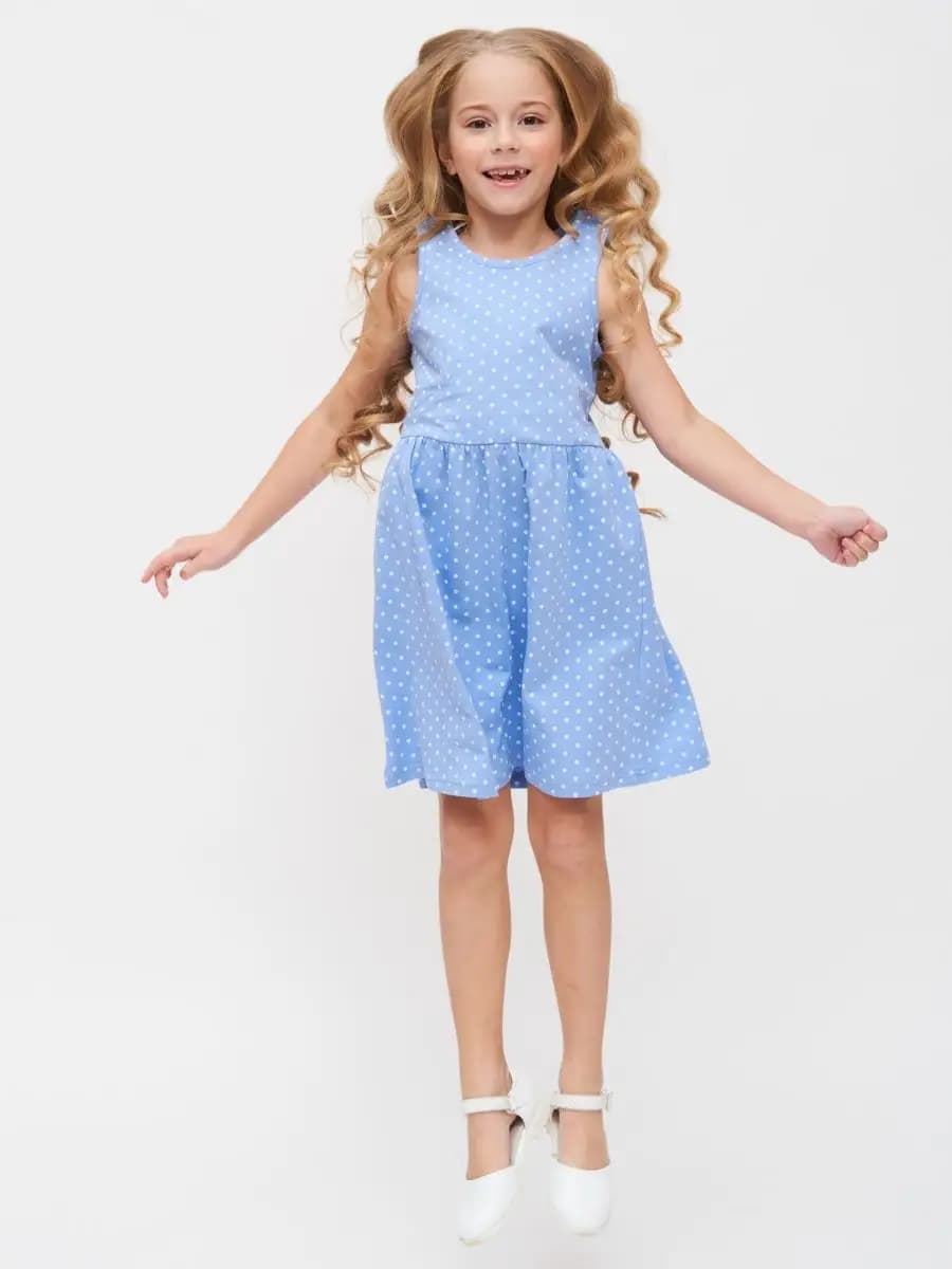 Сарафан платье для девочки летнее в сад и на пляж