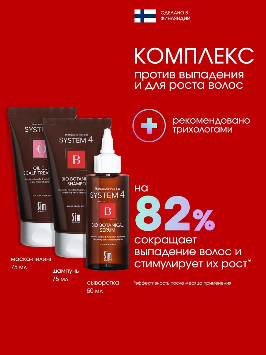System 4 Комплекс против выпадения и для роста волос 200 мл