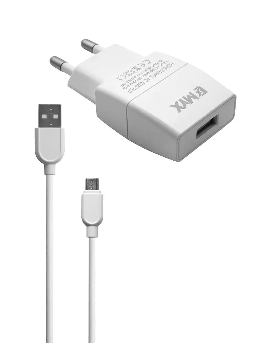 Зарядное устройство с кабелем micro USB