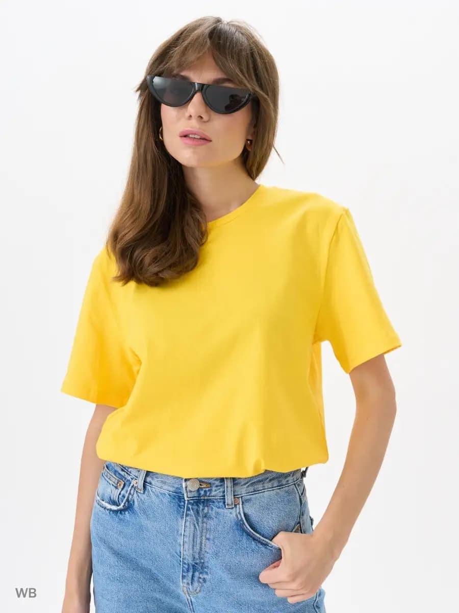 Футболка базовая прямого кроя