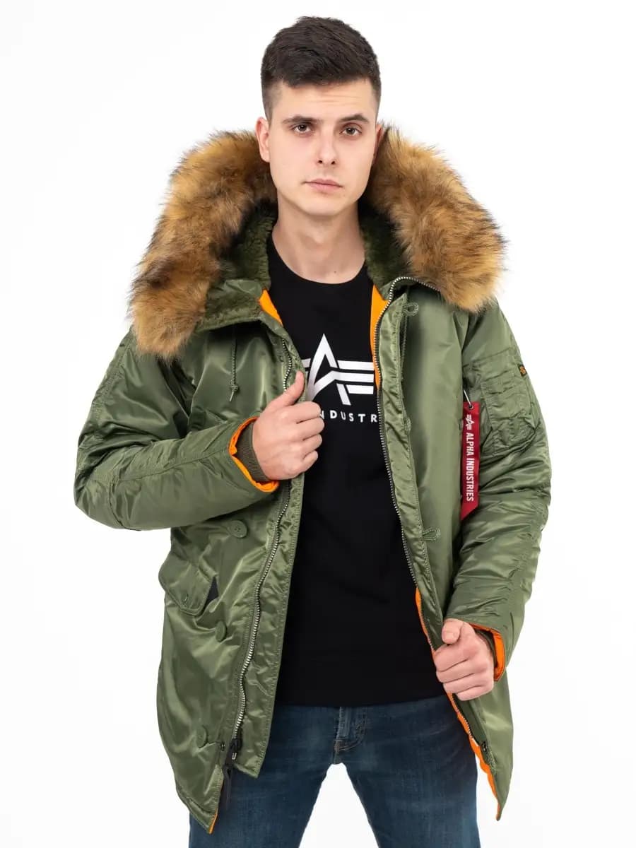 Парка зимняя Slim Fit N-3B