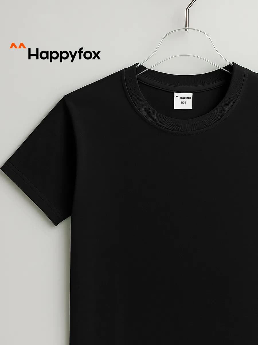 Футболка базовая детская хлопок школьная