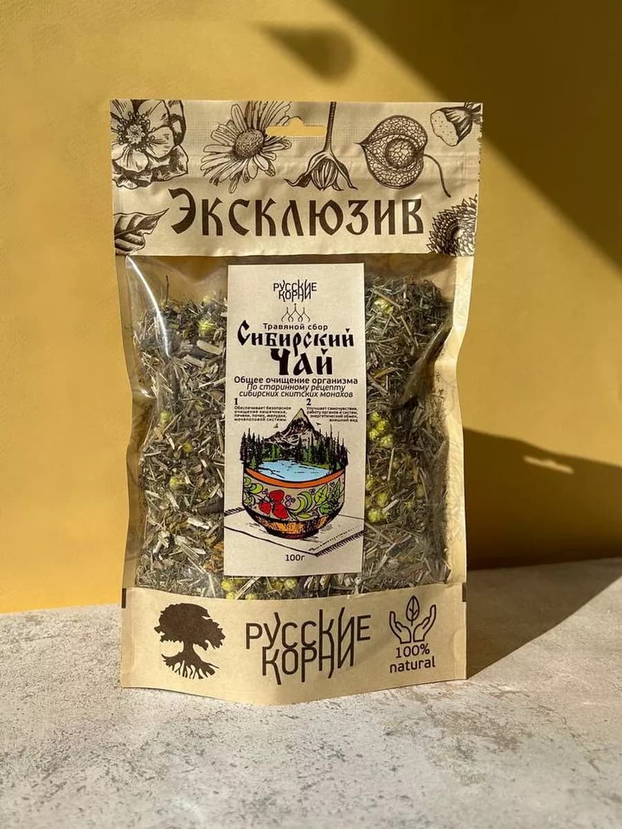 Сбор Сибирский чай скитских монахов для иммунитета