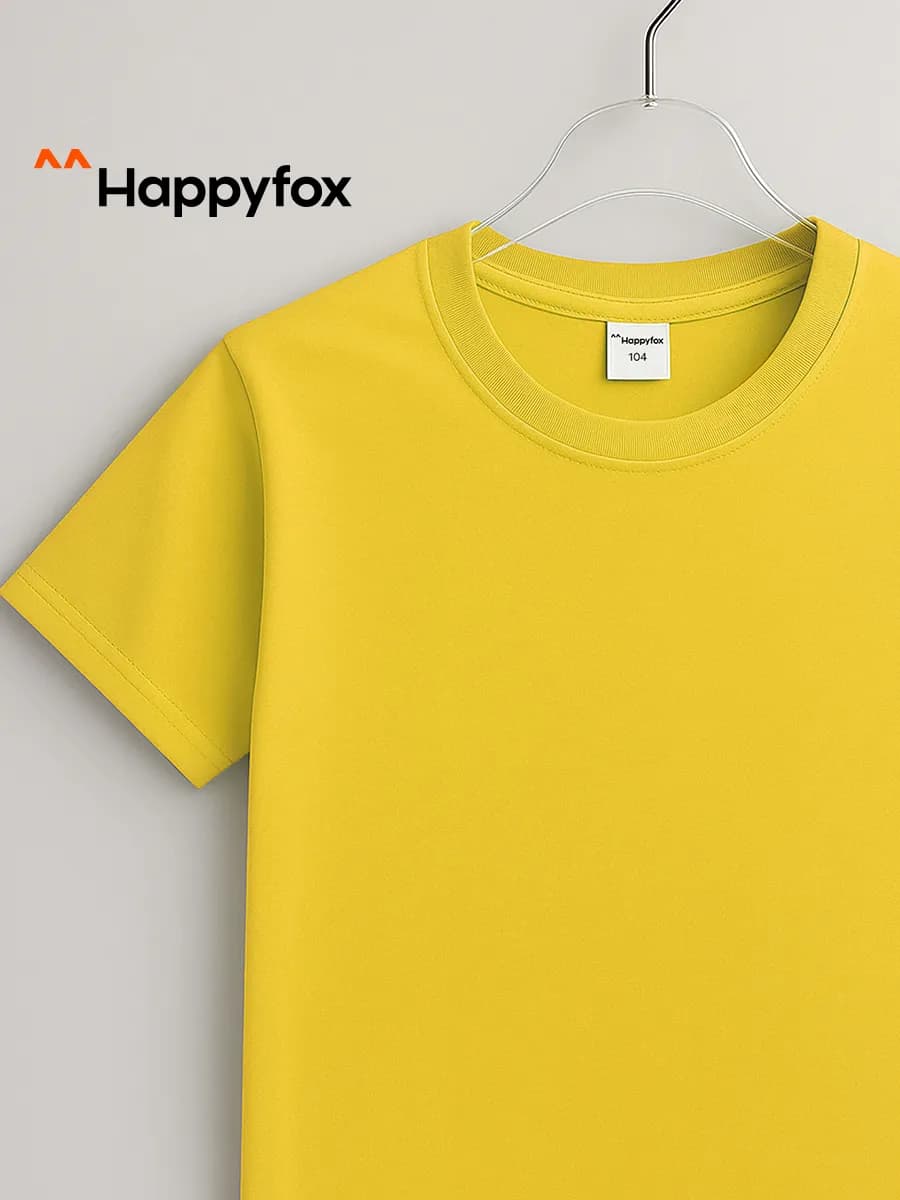 Футболка базовая детская хлопок школьная