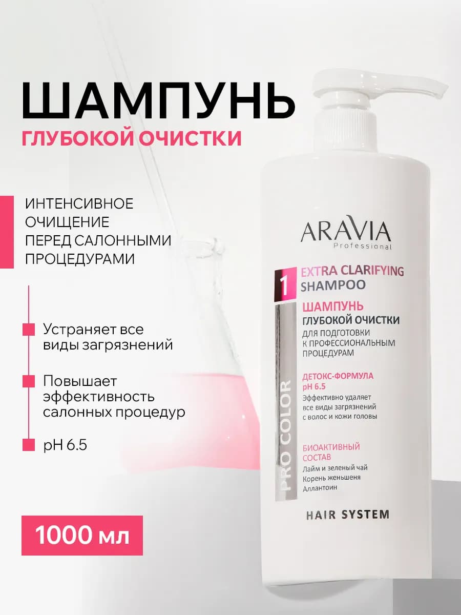 Шампунь для волос женский для глубокой очистки