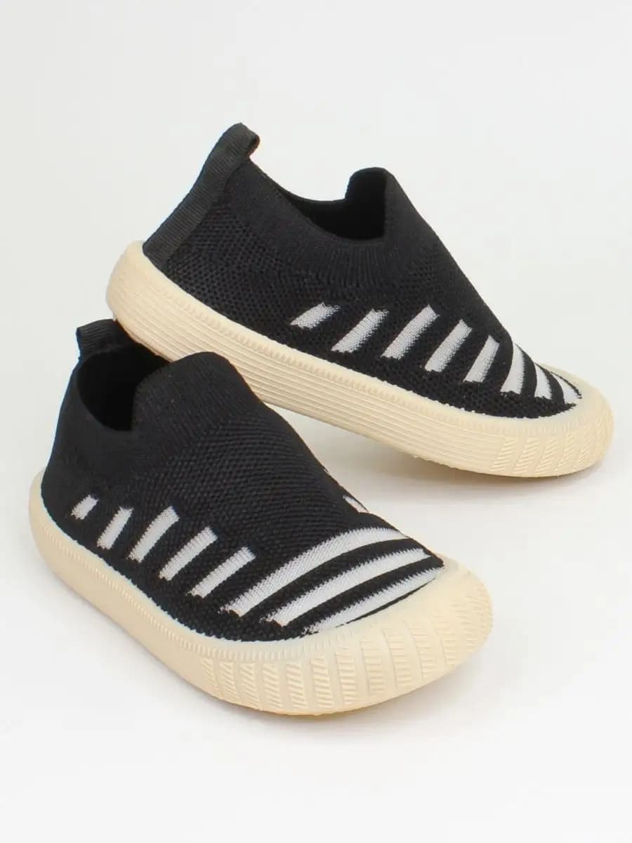 Слипоны текстильные летние без шнурков