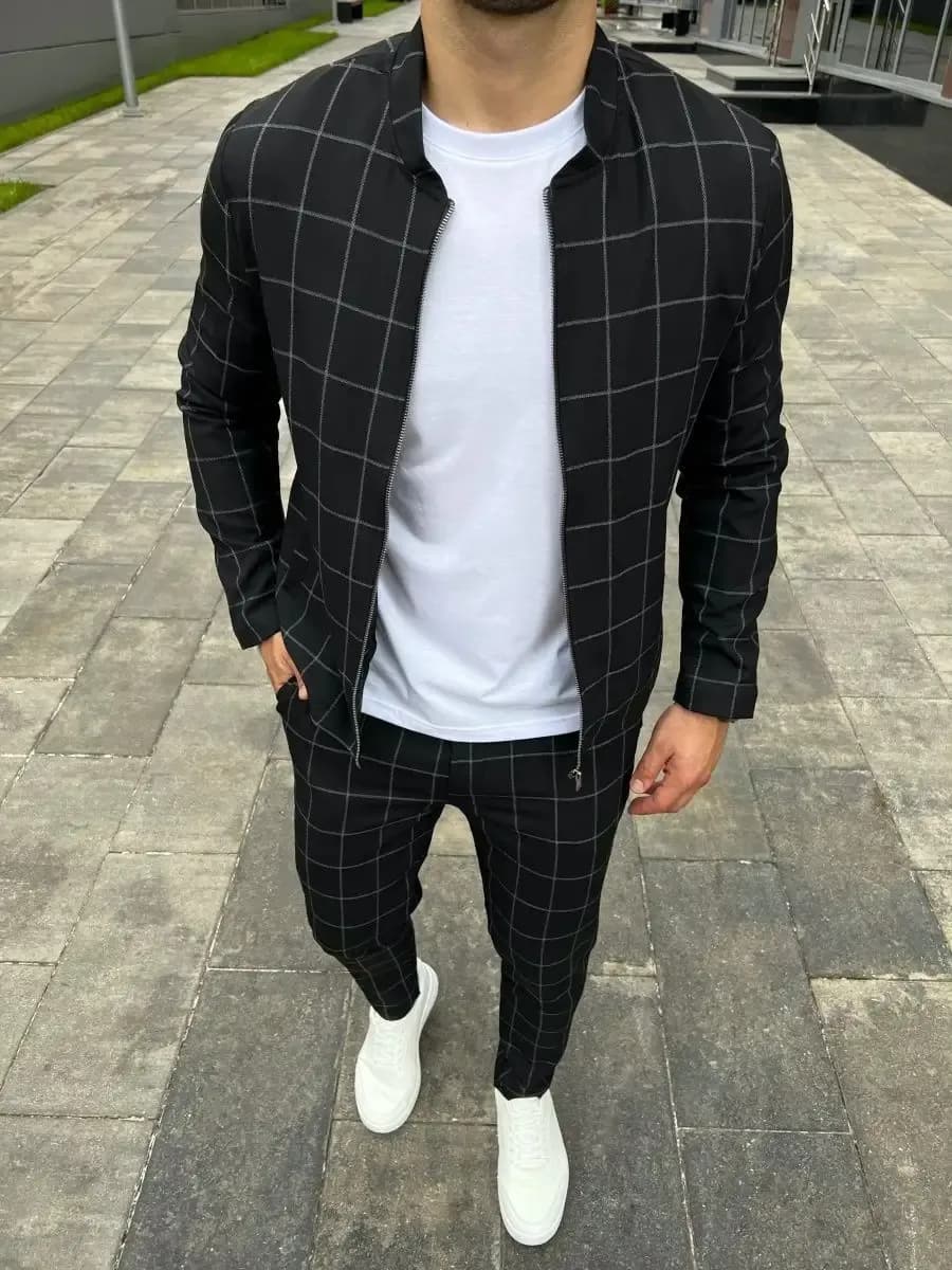 Классический костюм двойка повседневный кэжуал