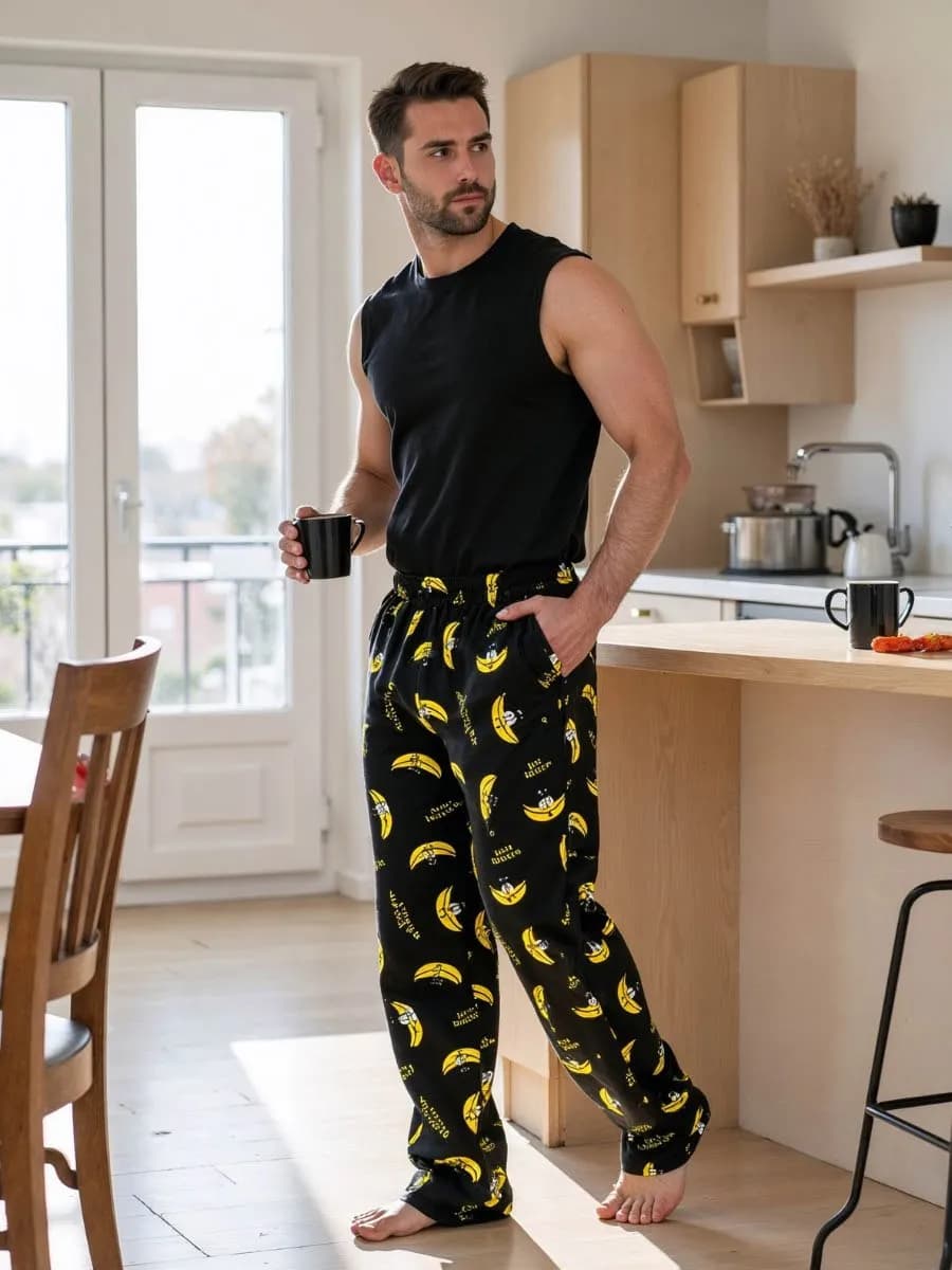 Брюки спортивные прямые домашние оверсайз