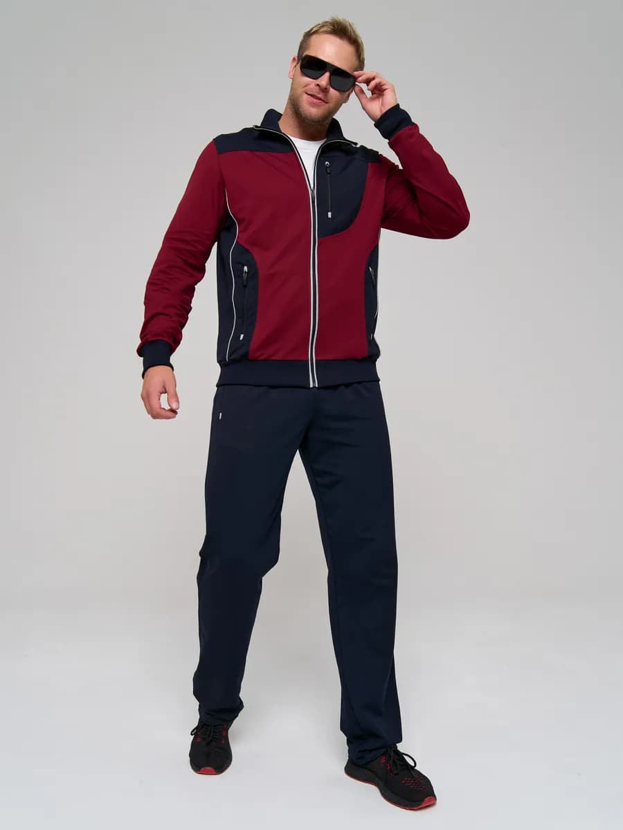 Костюм спортивный на молнии без начеса