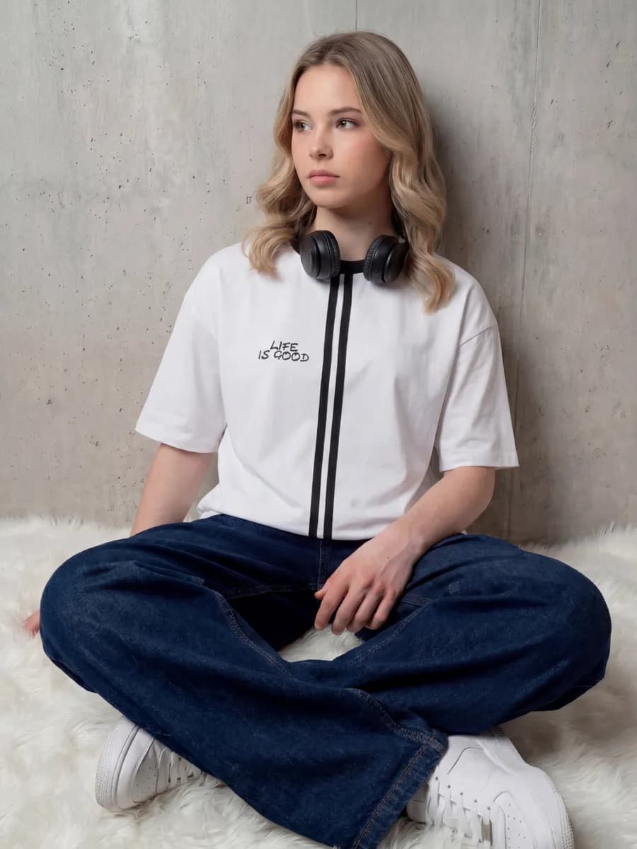 Футболка оверсайз подростковая