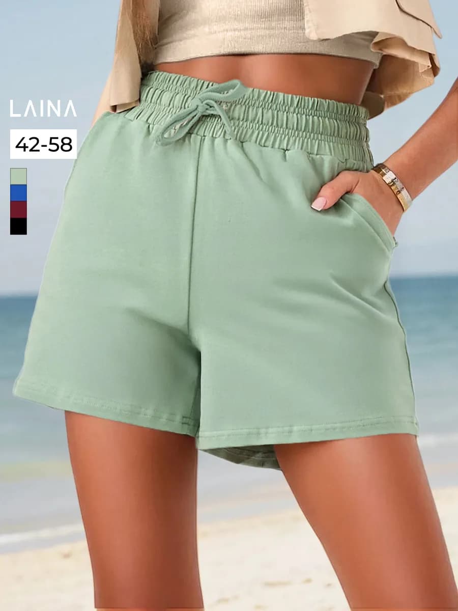 Шорты летние трикотажные спортивные на резинке