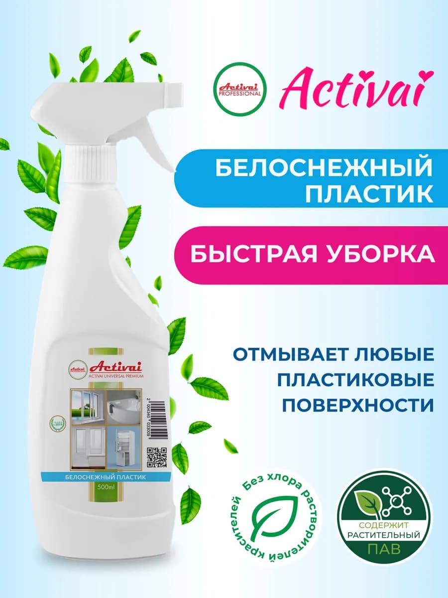 Чистящее средство для мытья пластиковых окон и пластика