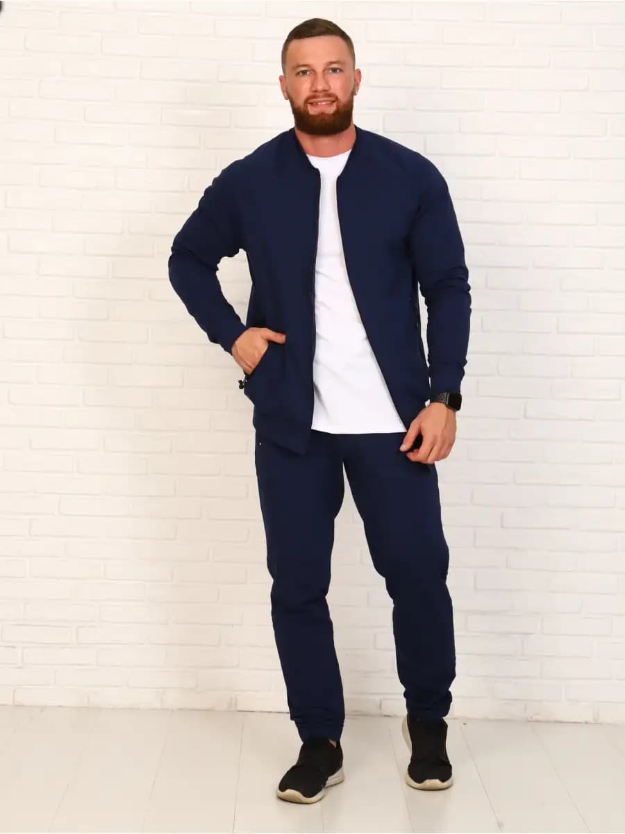 Костюм спортивный домашний на молнии