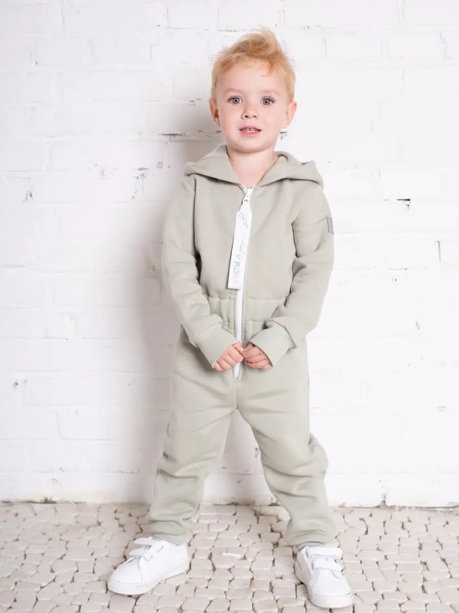 Комбинезон детский с начесом из футера