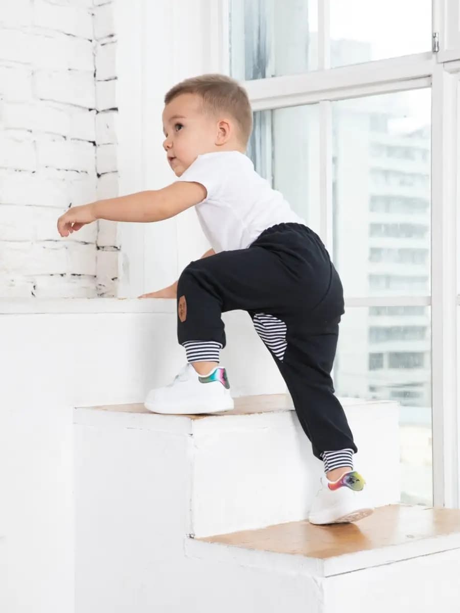 Штанишки для новорожденных футер