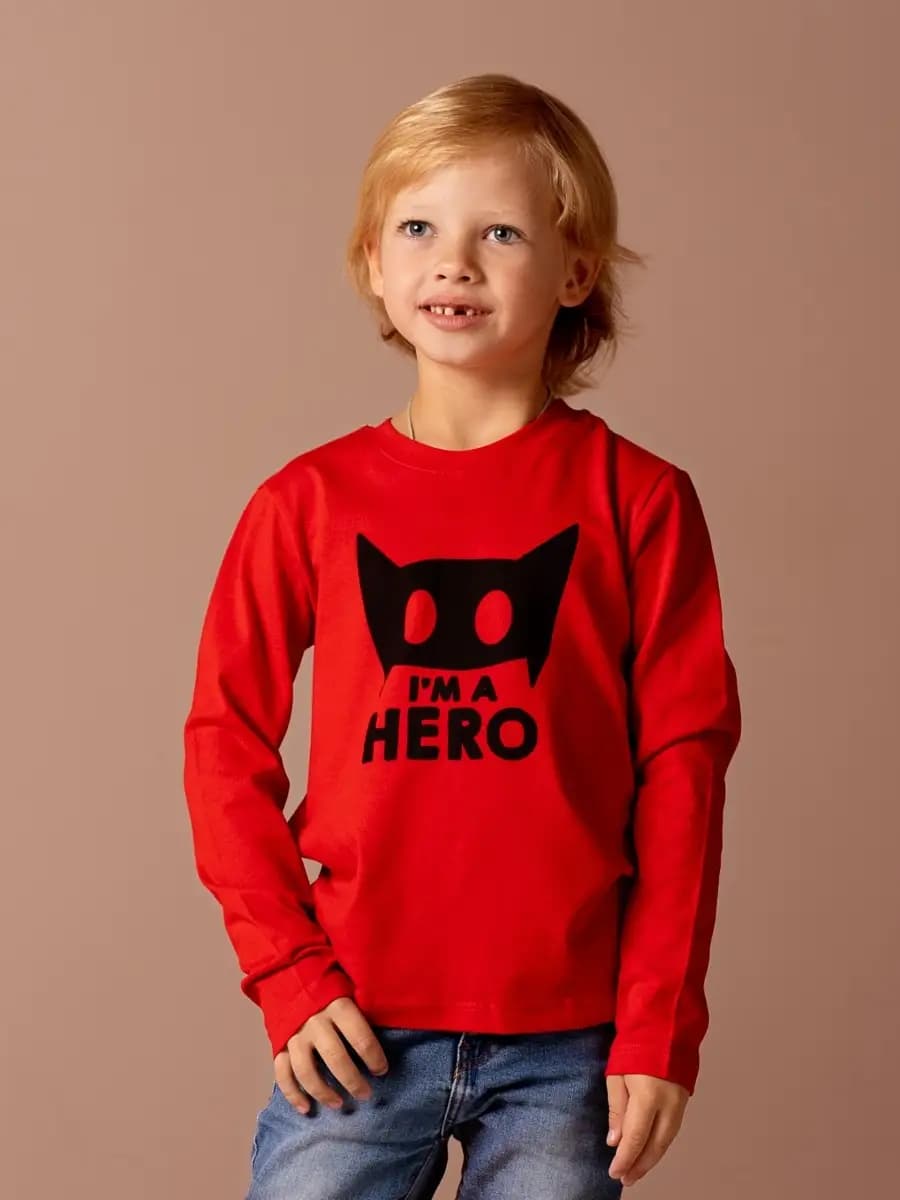 Лонгслив для мальчика в садик