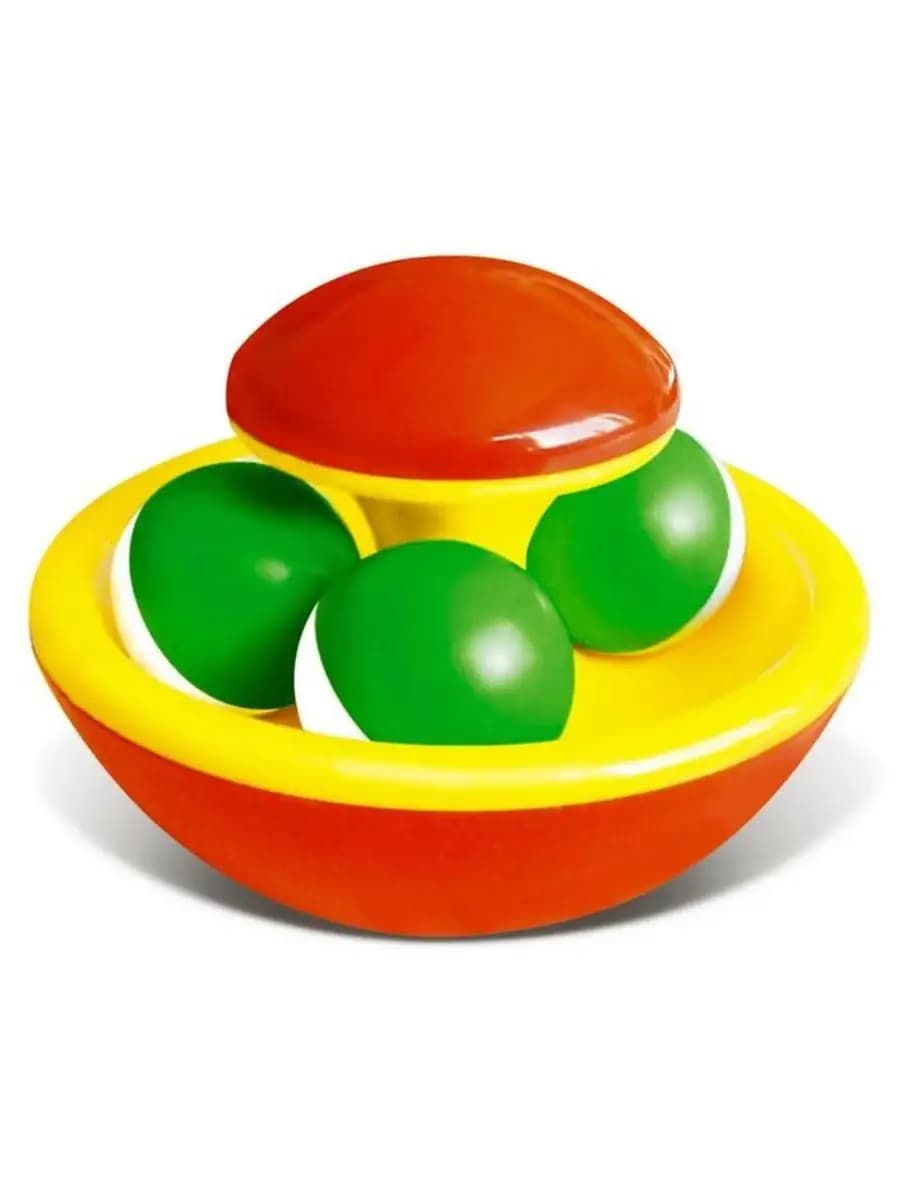 Детская игрушка "Гриб", "ванька-встанька" со звуком, МИКС