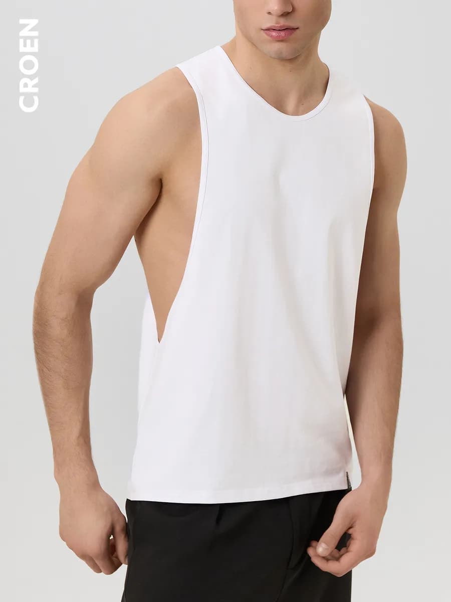 Майка спортивная оверсайз летняя для фитнеса и тренировок