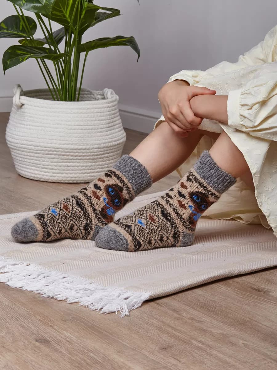 носки шерстяные для детей и подростков