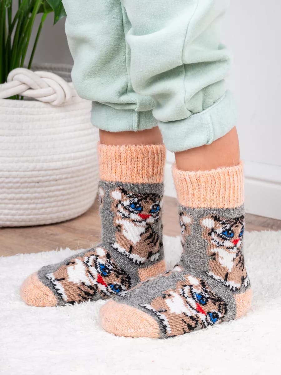 носки шерстяные для детей и подростков