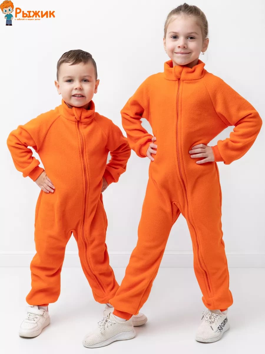 Комбинезон флисовый поддева теплый слип на весну