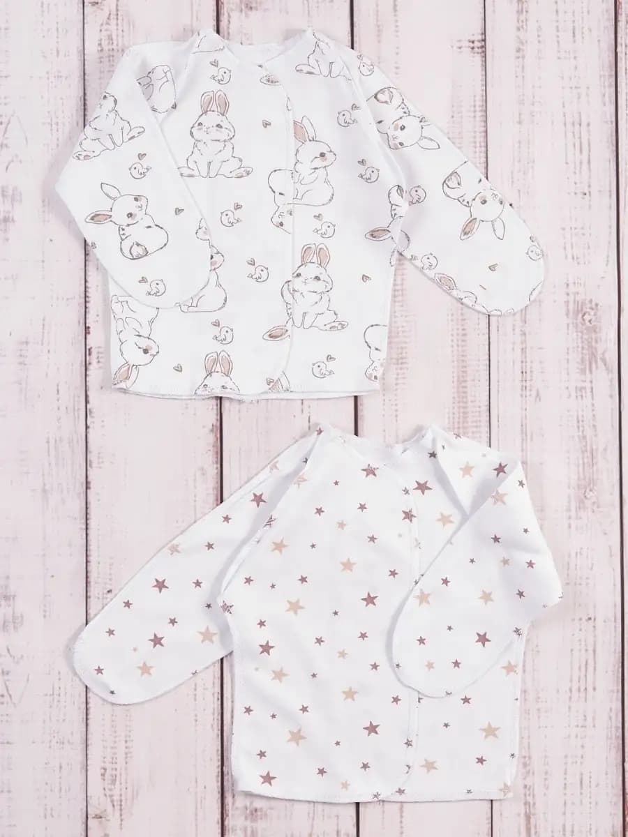 Распашонка для новорожденных с антицарапками