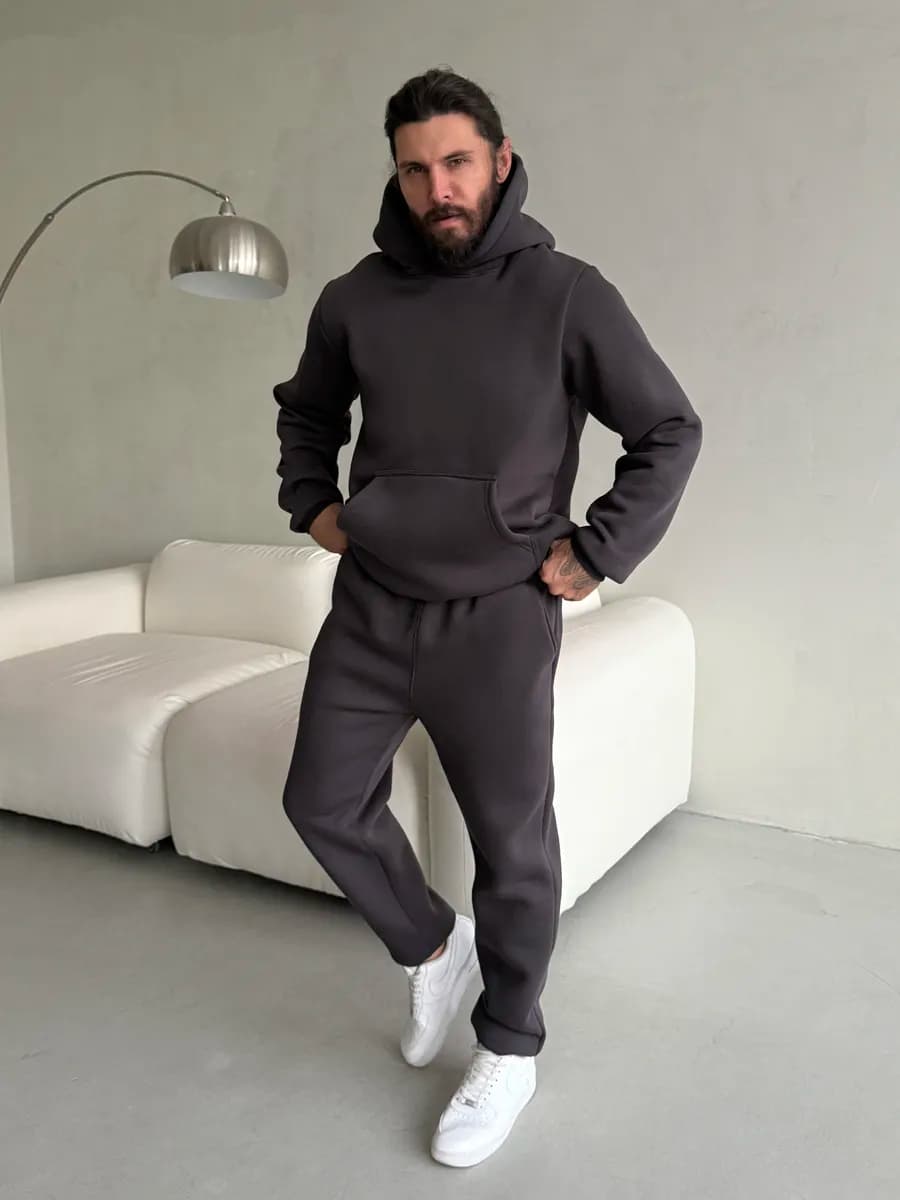 Спортивный костюм теплый с начесом