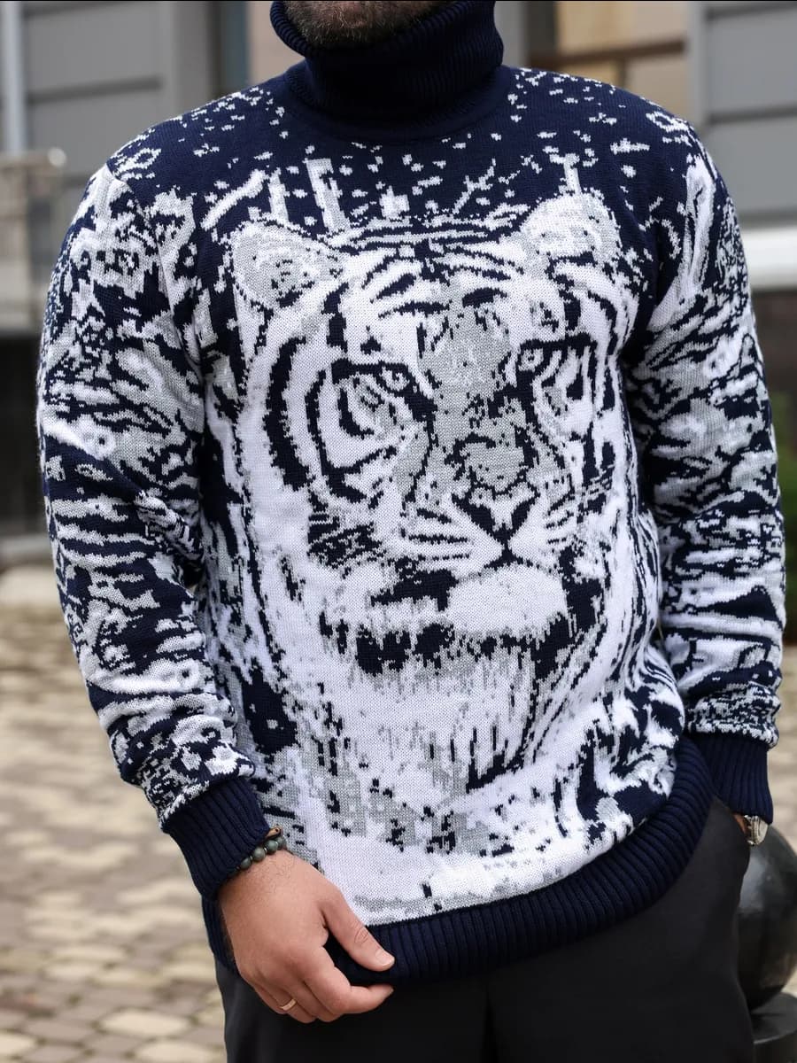 Свитер с тигром