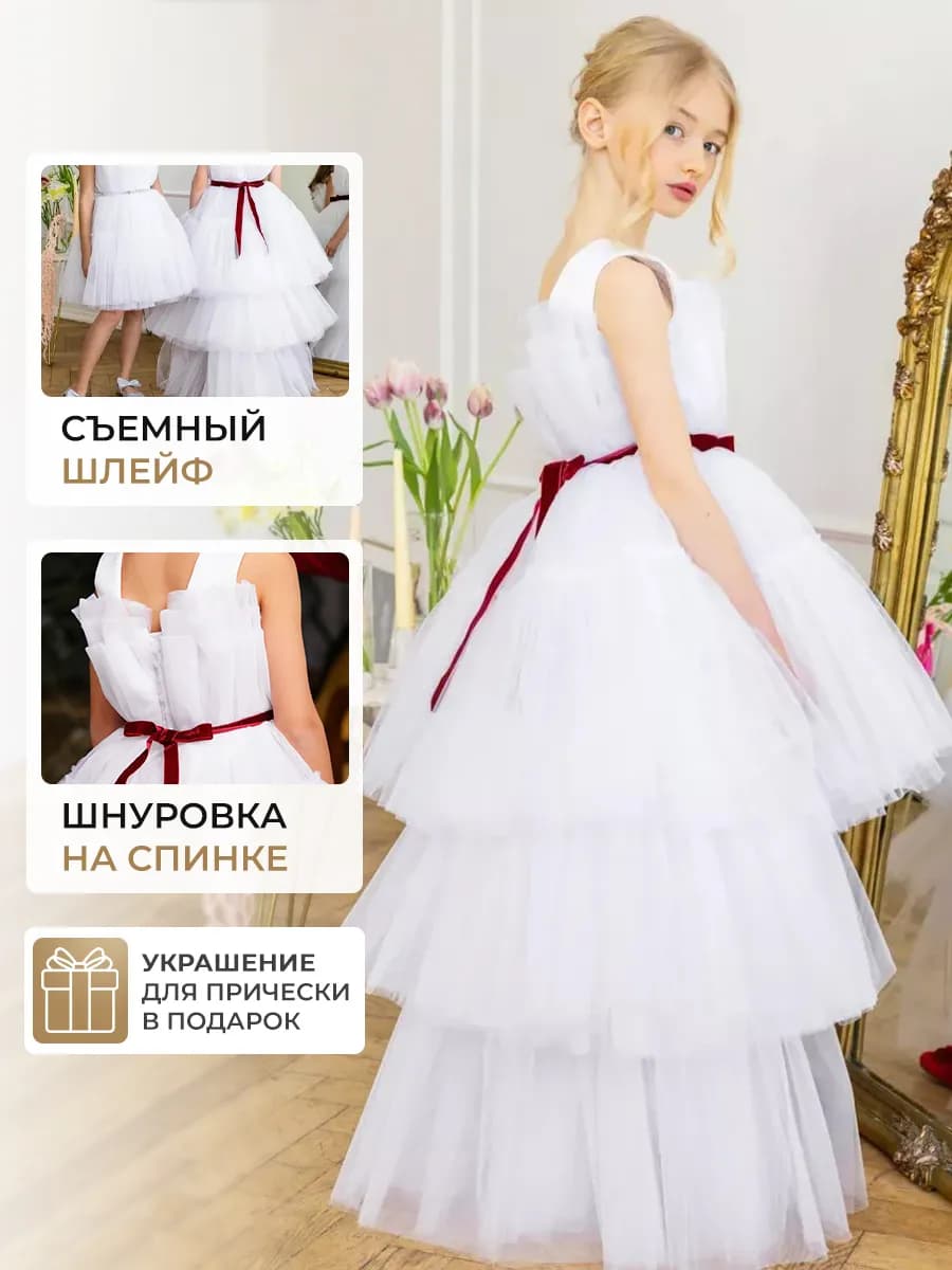 Платье нарядное праздничное пышное на выпускной