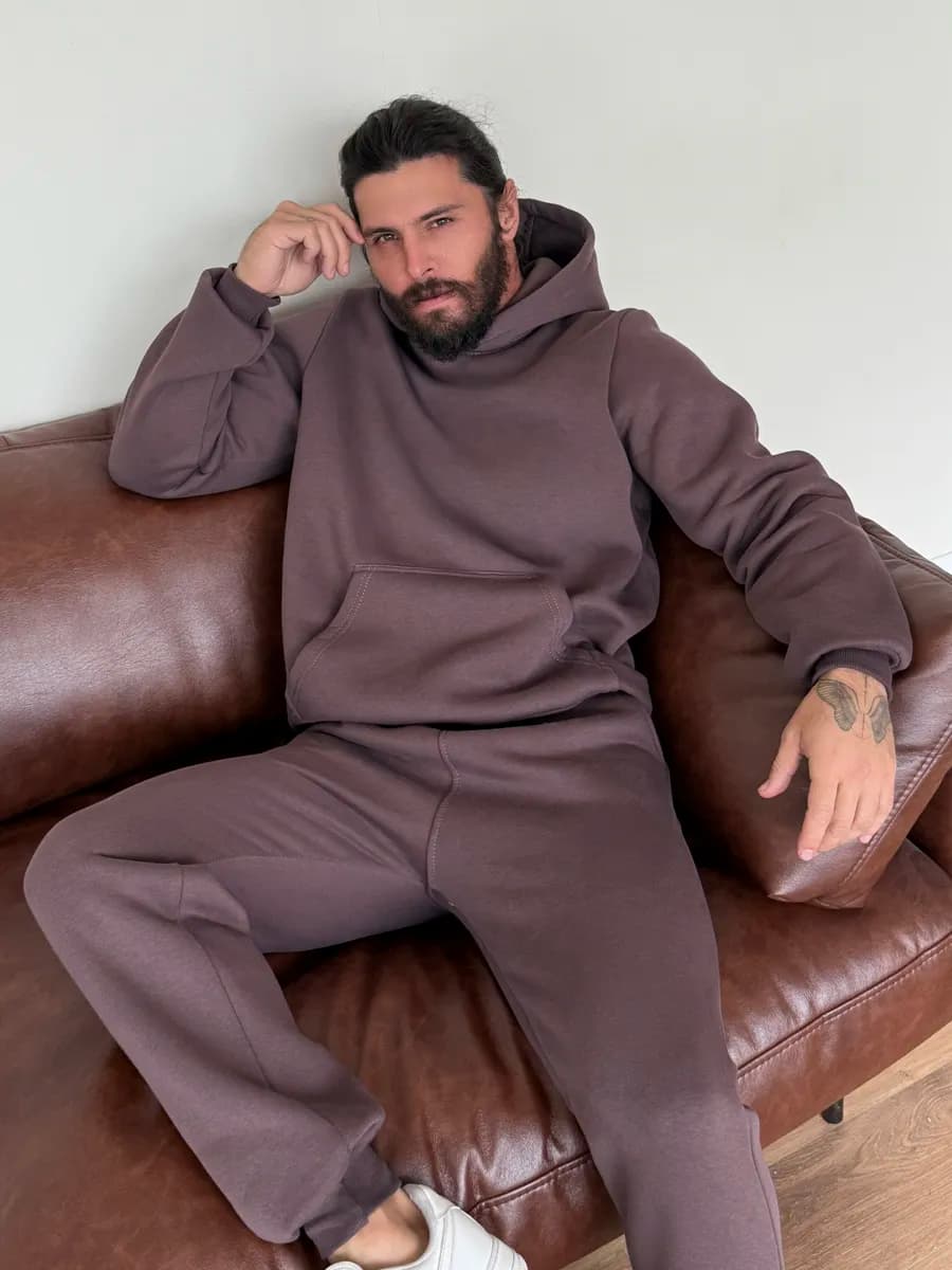 Спортивный костюм теплый с начесом