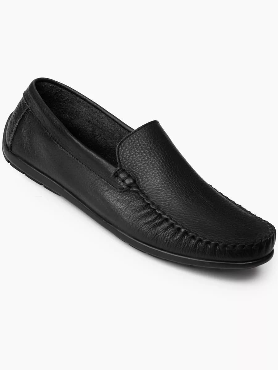 Мокасины кожаные