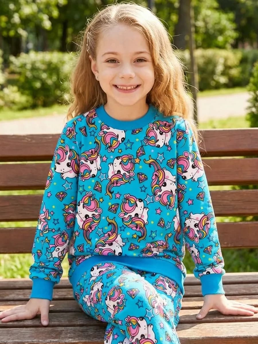 Детский свитшот толстовка с небольшим начесом