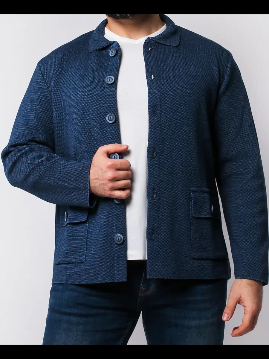 Кардиган, пиджак под джинсы повседневный трикотажный