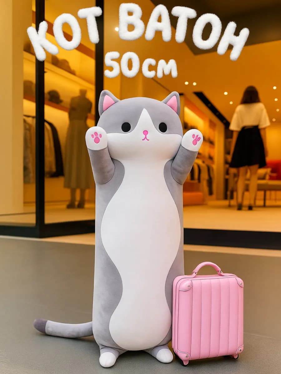 Мягкая игрушка Кот Батон