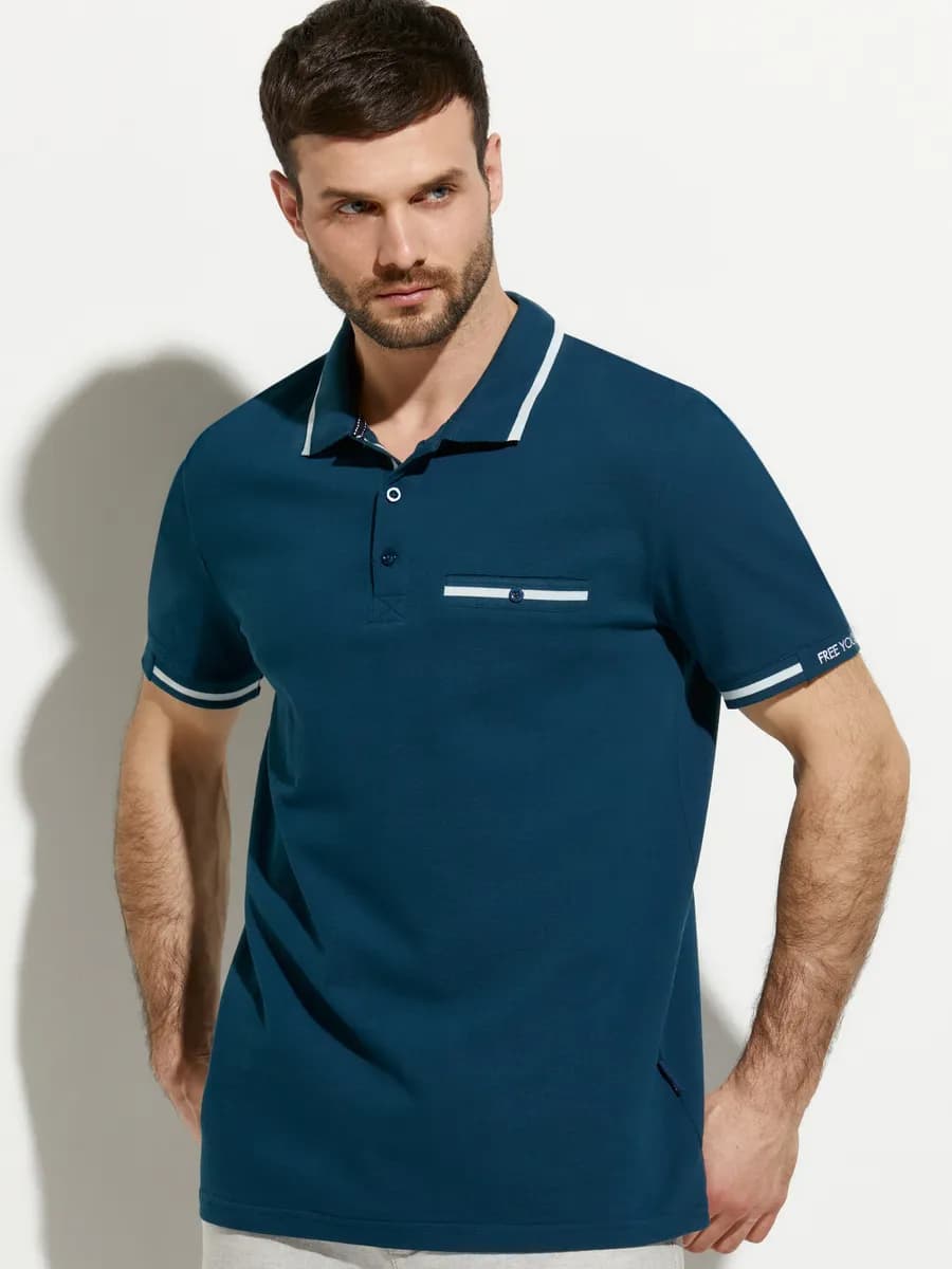 Футболка-поло больших размеров