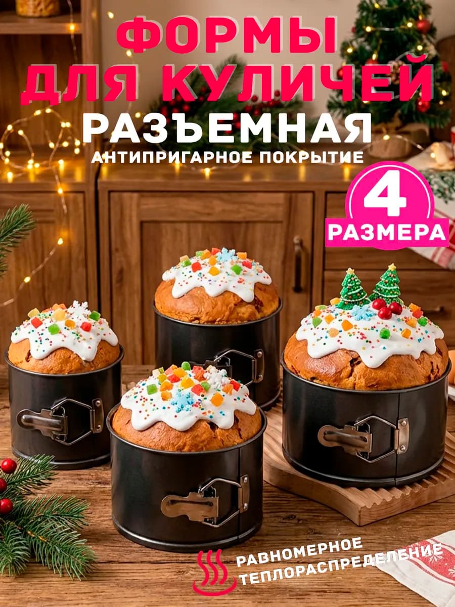 Формы разъемные для выпечки и запекания